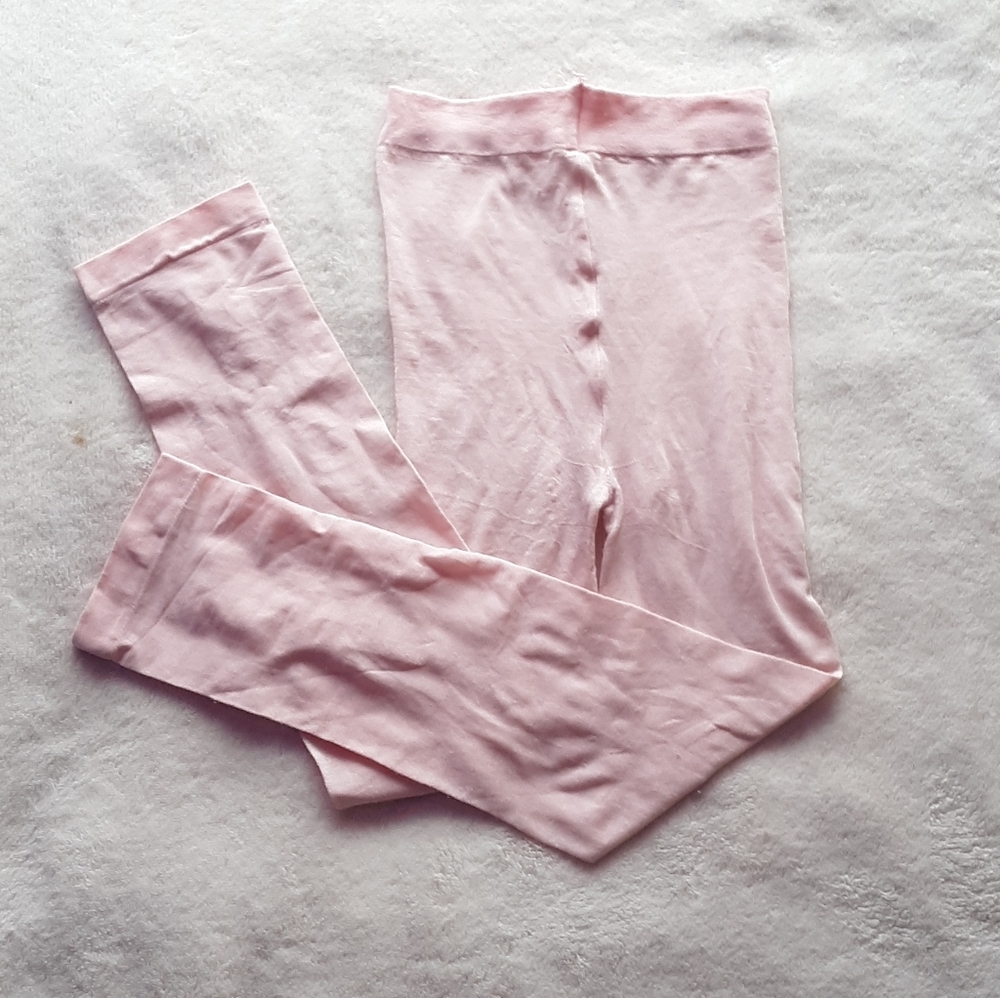 DANSKIN Pink Dance Tights / Footless - Picture 1 of 4